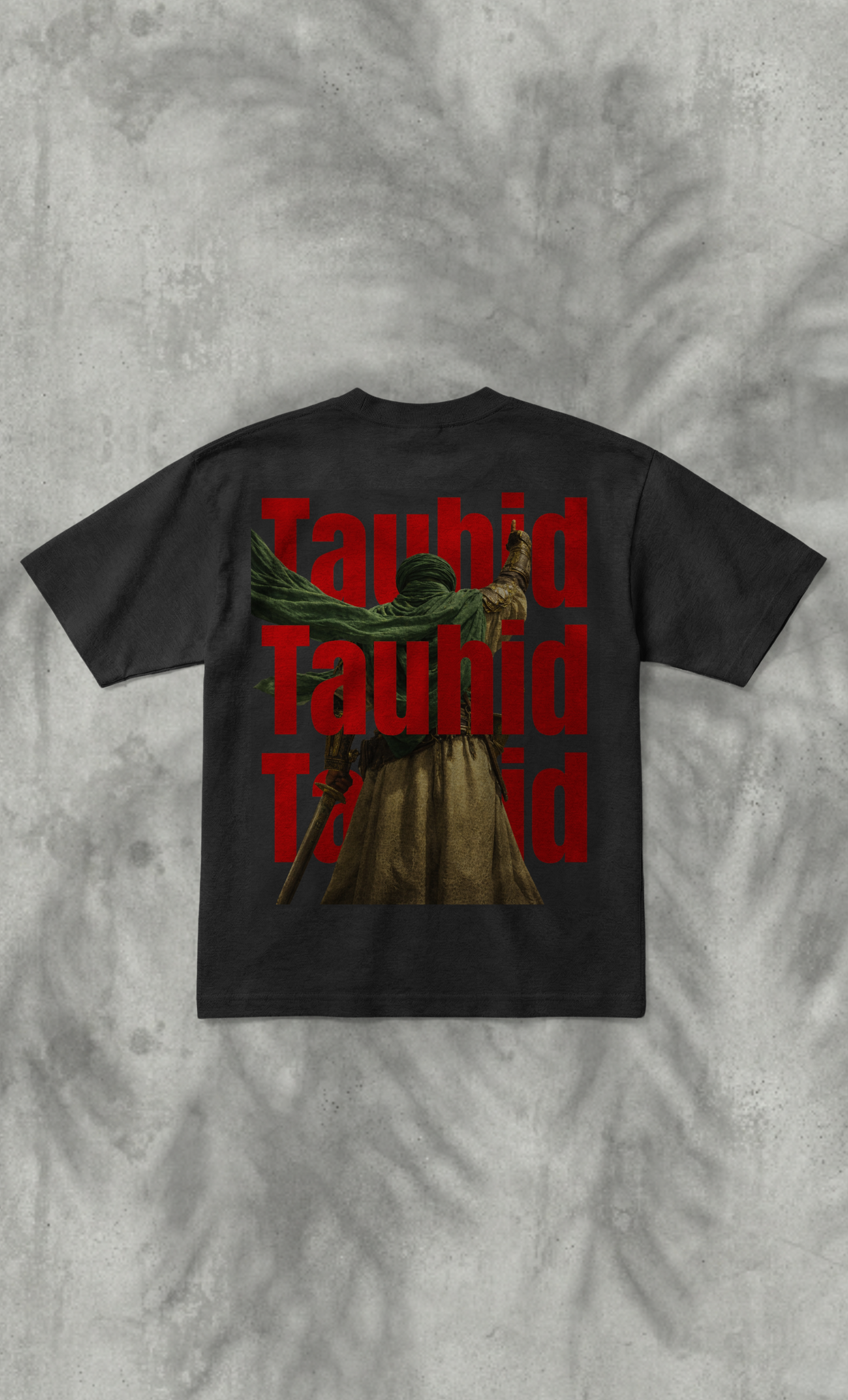 Tauhid Tee, Oversized, 300 GSM -Black